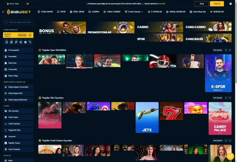 Bibubet ekran görüntüsü